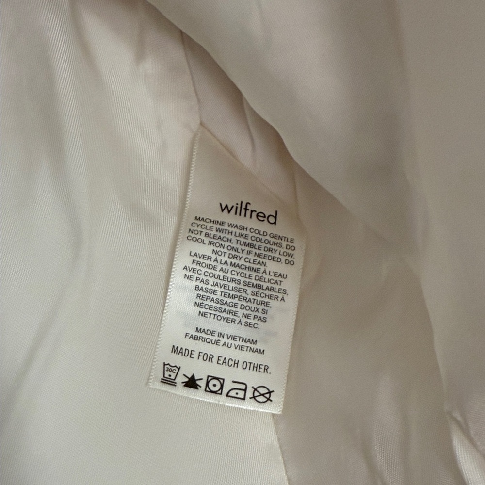 Wilfred Cropped Button-Front Utility Jacket In Cr… - image 4